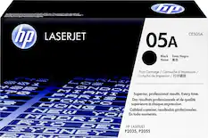 Front. HP - 05A High-Yield Toner Cartridge - Black.