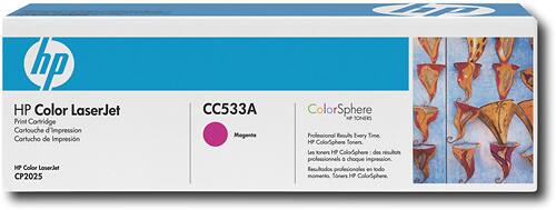 Front. HP - CC533A High-Yield Toner Cartridge - Magenta.