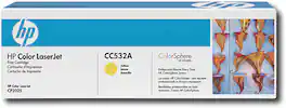 HP - CC532A High-Yield Toner Cartridge - Yellow