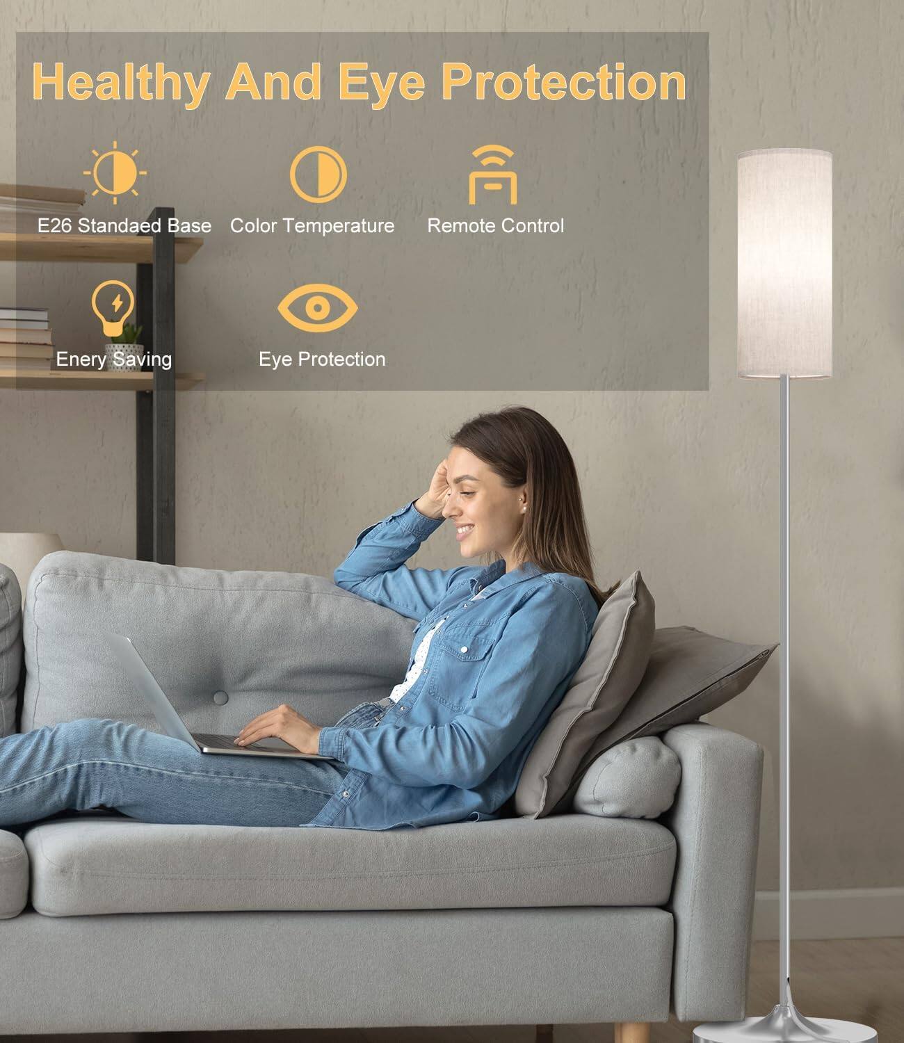 Healthy And Eye Protection

- E26 Standard Base
- Color Temperature
- Remote Control
- Energy Saving
- Eye Protection