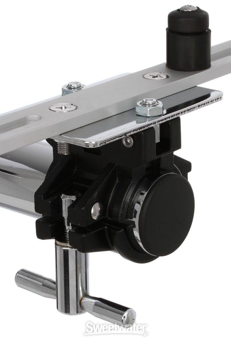 Back. Gibraltar Hardware - Laptop Mount with Multi-clamp, Electronic Mounting Station with 16.5" Mounting Arms for Small Mixer or Gear Clamps.
