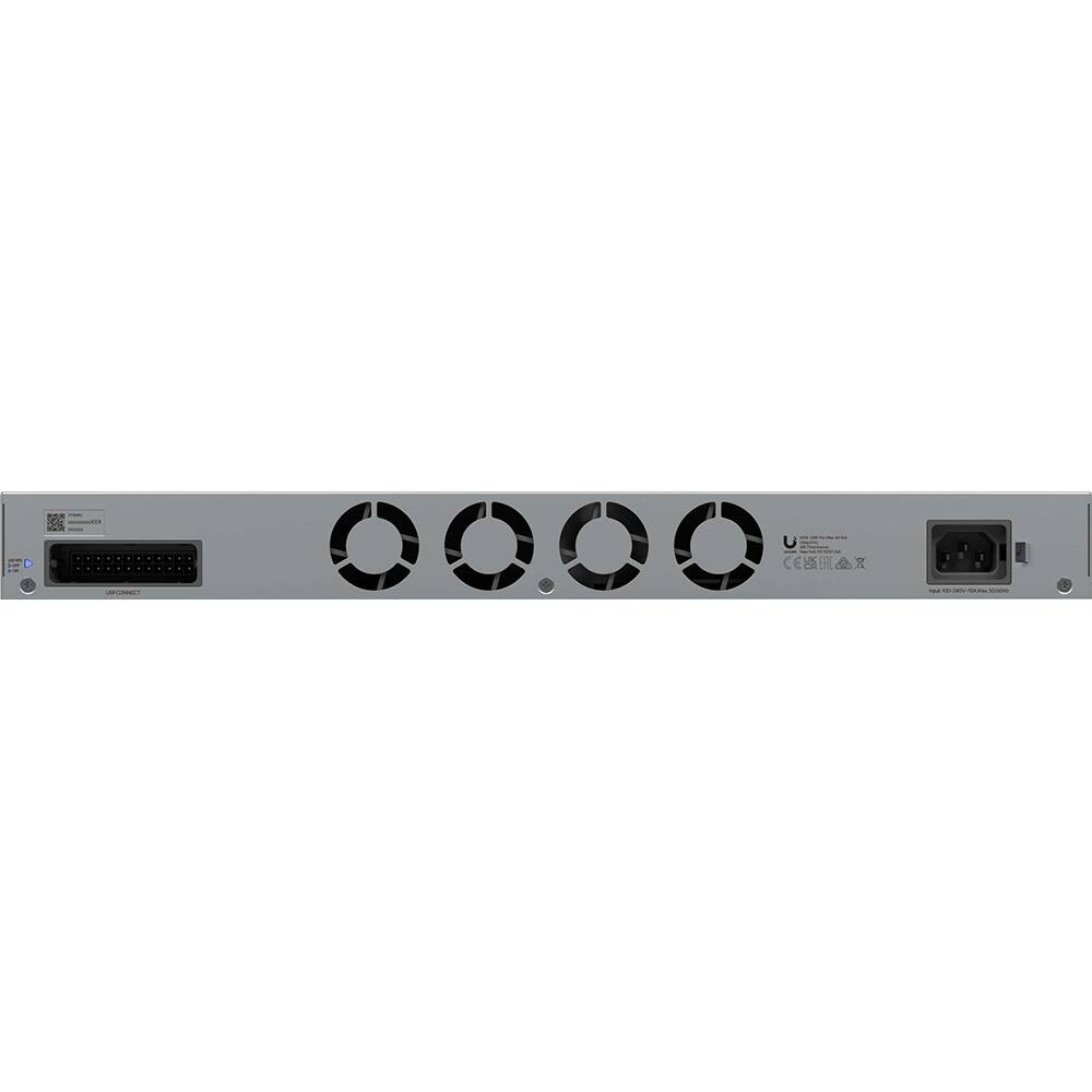 Alt View 4. Ubiquiti - Pro Max 48 48-Port 2.5G/1G PoE++ Compliant Managed Network Switch USW-Pro-Max-48-PoE - Gray.