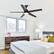 Angle. Vaczon - 52-inch Modern 3CCT Dimmable LED Smart Ceiling Fan with Light, Remote and APP Control - Black.