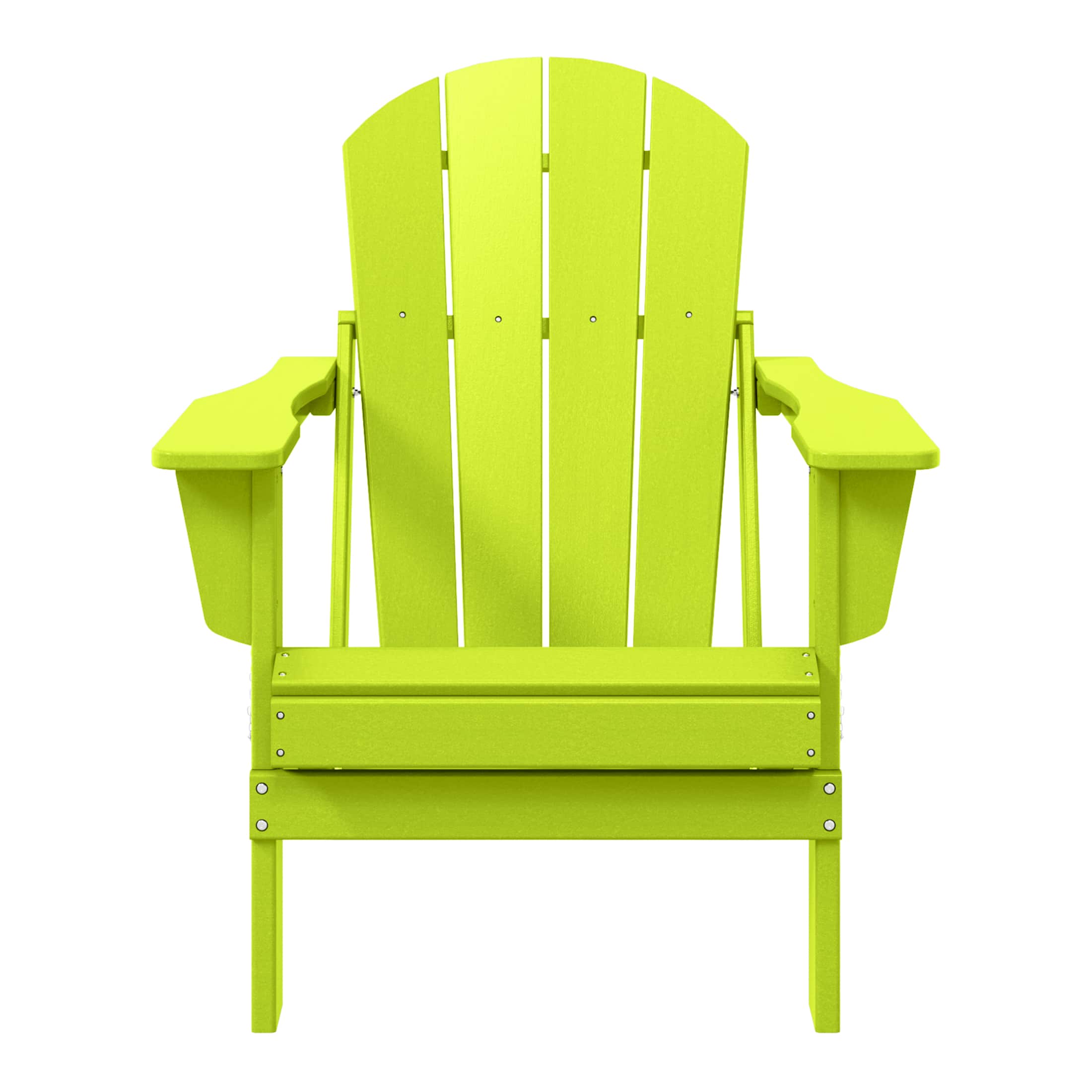 WestinTrends - Malibu HDPE Outdoor Patio Folding Poly Adirondack Chair - Lime price history on PriceWatchPro