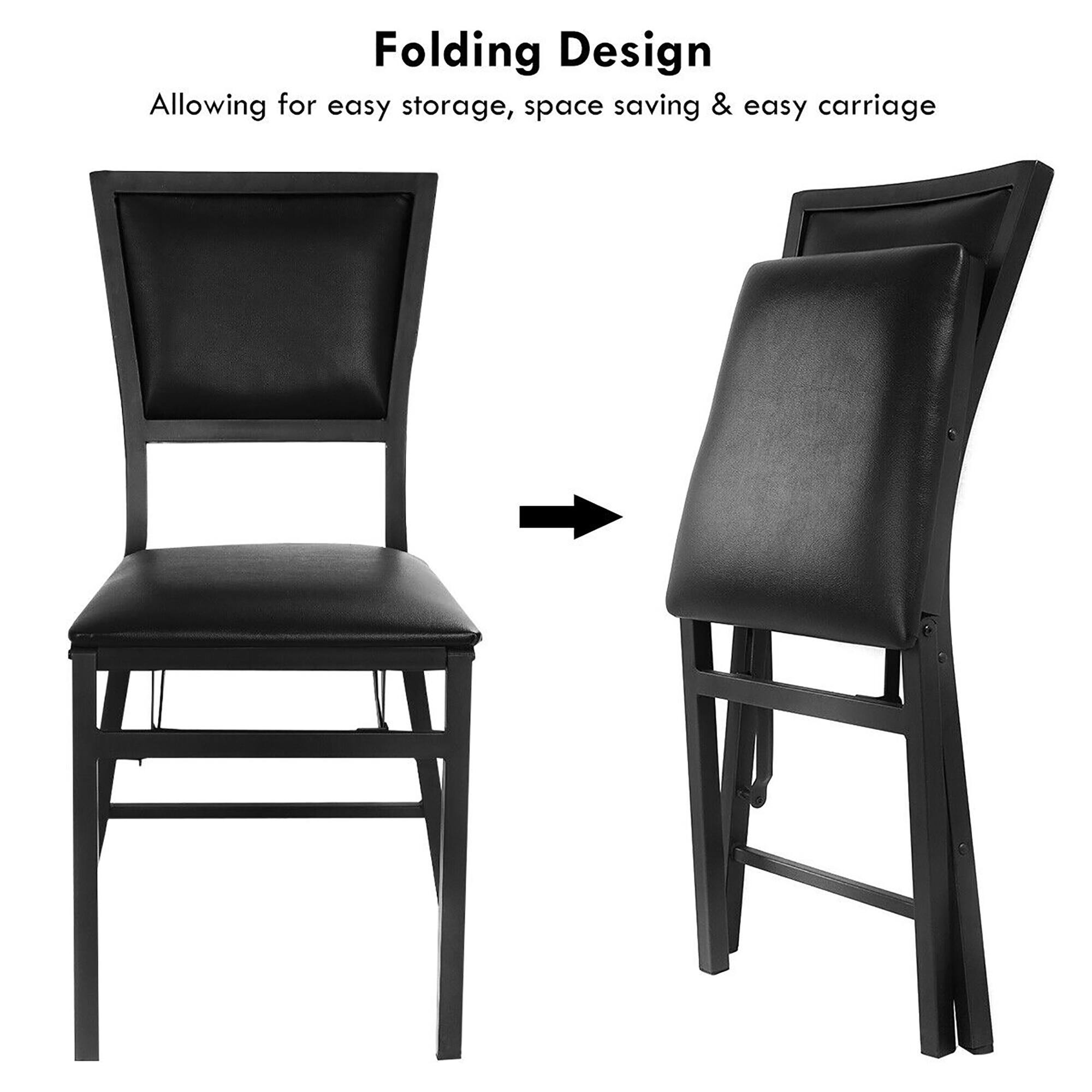 Folding Design  
Allowing for easy storage, space saving & easy carriage