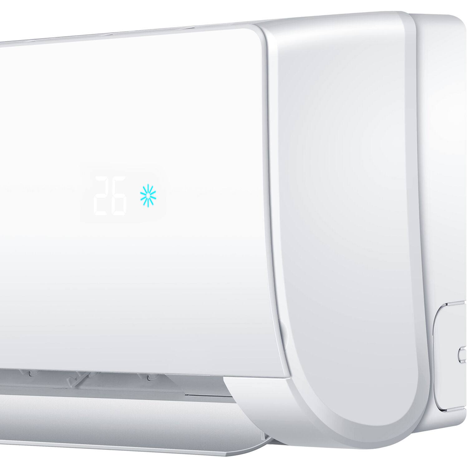 Alt View 7. Bonaire - Durango 12,000 BTU 230v Ductless Mini Split Air Conditioner with Heat Pump - White.