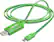 Alt View 14. Modal™ - 3' Lighted Micro USB Cable - Green/Blue.
