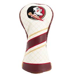 Team Golf - Florida State Seminoles Striped Quilted Driver Headcover - Multicolor