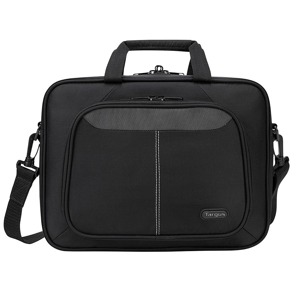 Targus - Intellect Slim Briefcase for 12.1" Notebooks/Chromebooks - Black