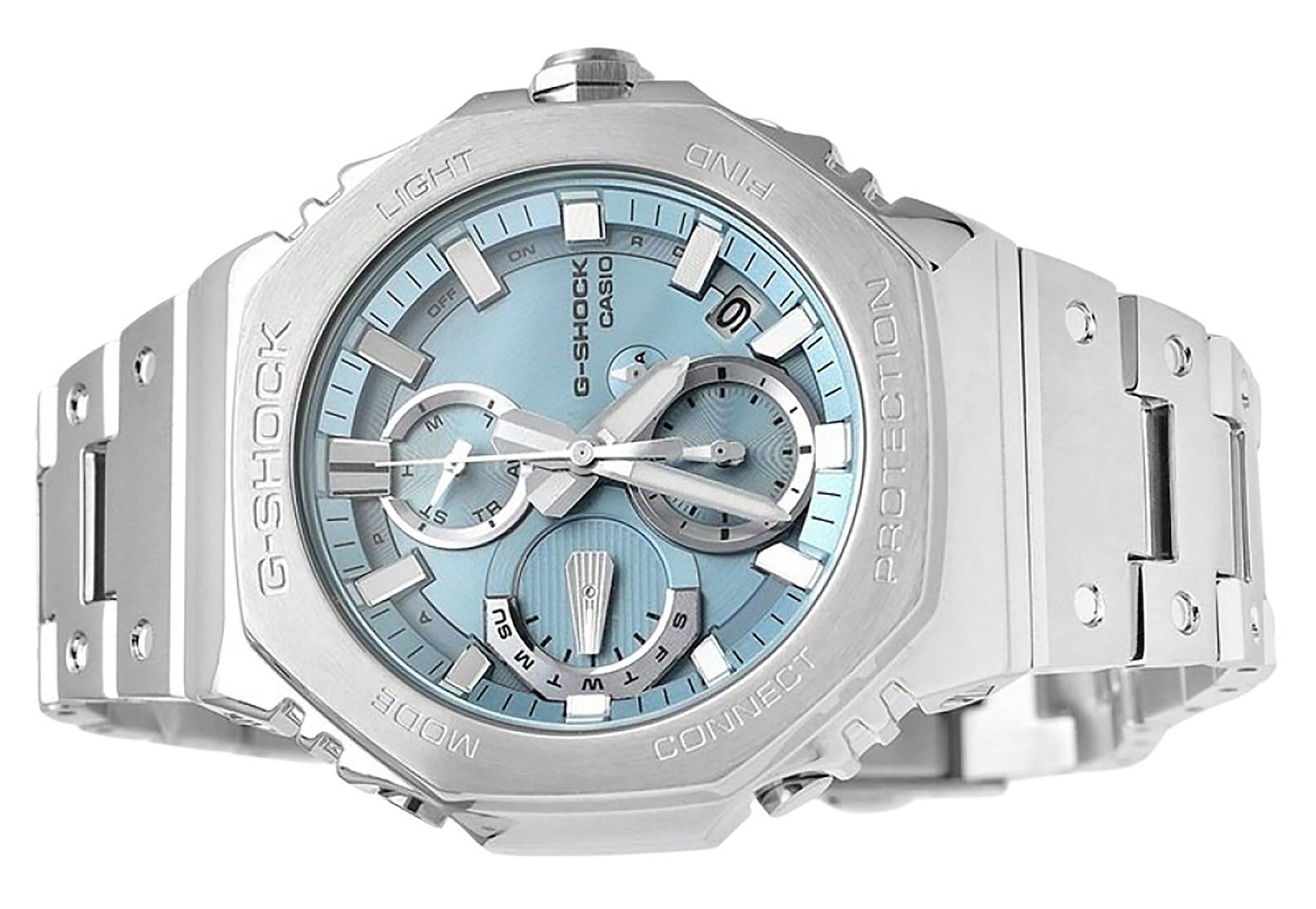 G-SHOCK LIGHT FIND B ON C OFF G-SHOCK CASIO 6 M PROTECTION - Al ST TR - a A SU S M F T M 1 MODE CONNECT