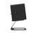 Alt View 4. Kanto - Elevated Desktop Speaker Stands for Midsize Speakers, Pair - Black.