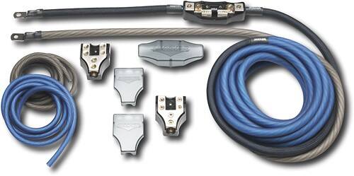 Front Standard. Kicker - 4-Gauge Dual Amplifier Power Installation Kit.