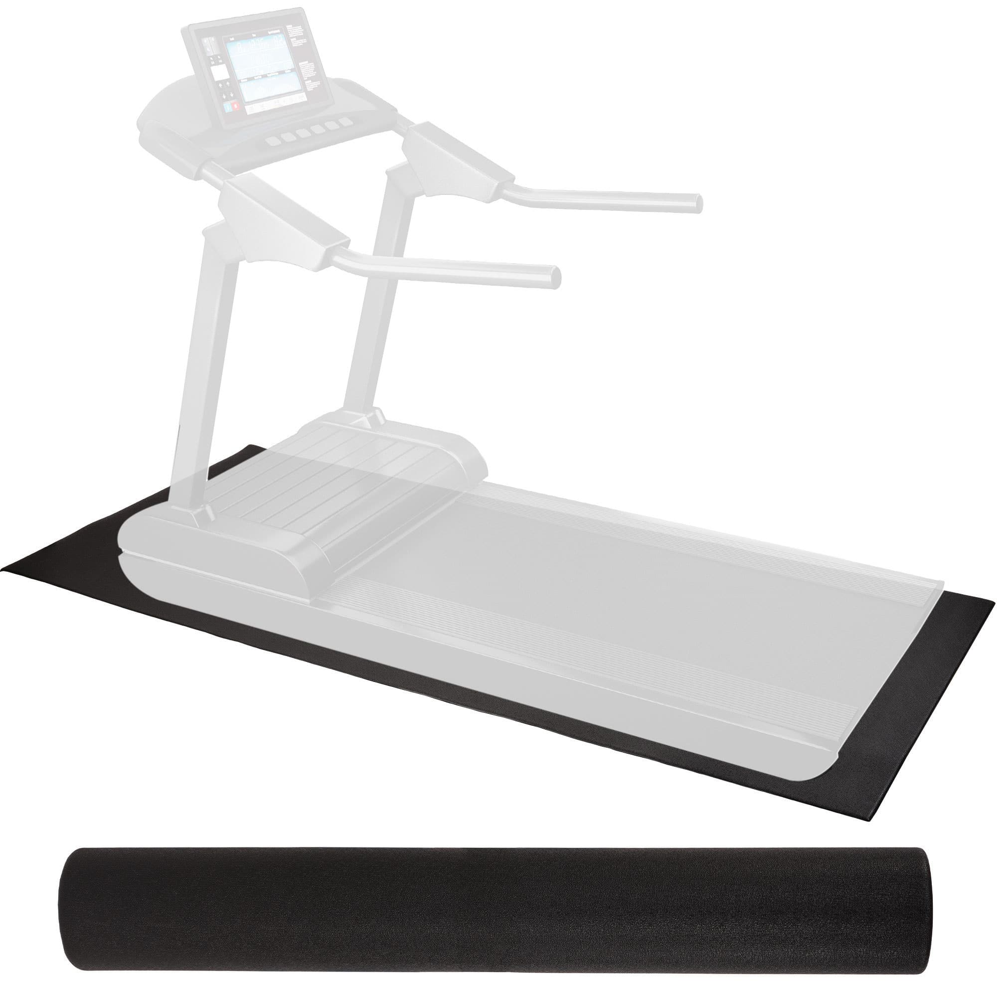 Elevon - 2' x 4' High Density Gym Fitness Equipment Mat, Floor Protection - Black