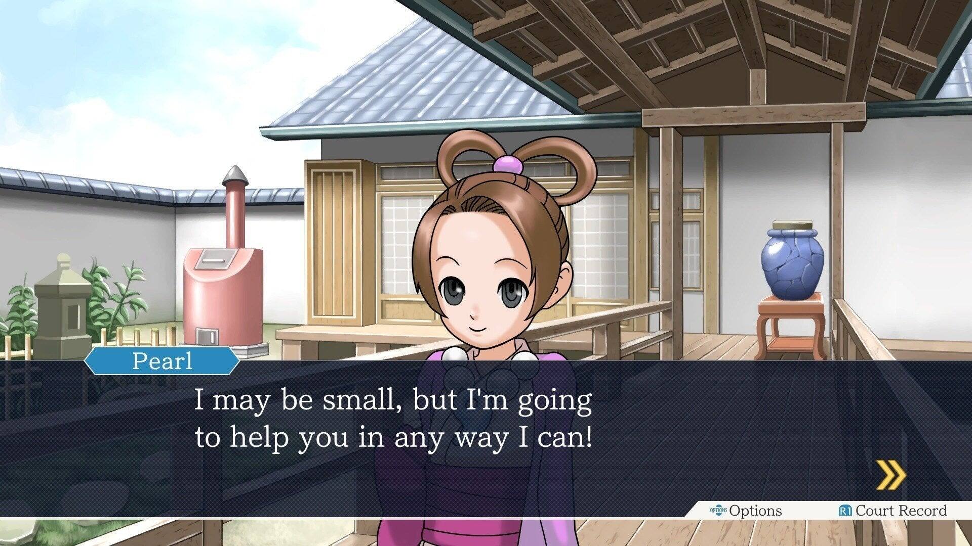 Pearl: I may be small, but I'm going to help you in any way I can!

Options
Court Record