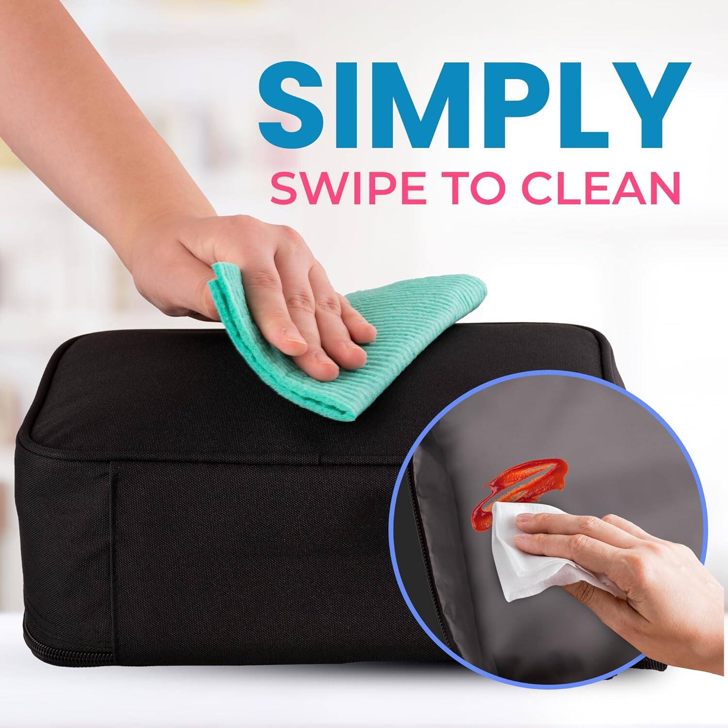 SIMPLY
SWIPE TO CLEAN