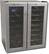 Angle Standard. Haier - 48-Bottle Wine Cellar - Black.