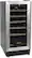 Angle Standard. Haier - 26-Bottle Wine Cellar - Black/ Stainless-Steel.