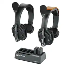 HollyView - Hollyland Solidcom SE 2-User Wireless Intercom Headset 1100ft ENC - Black