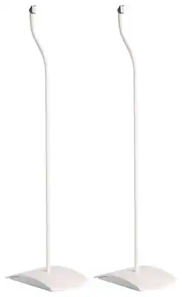 Front. Bose - UFS-20 Series II Universal Floor Stands (Pair) - White.
