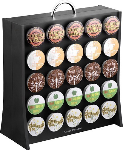 Angle View: Mind Reader - The Wall 2-Sided K-Cup Holder - Black