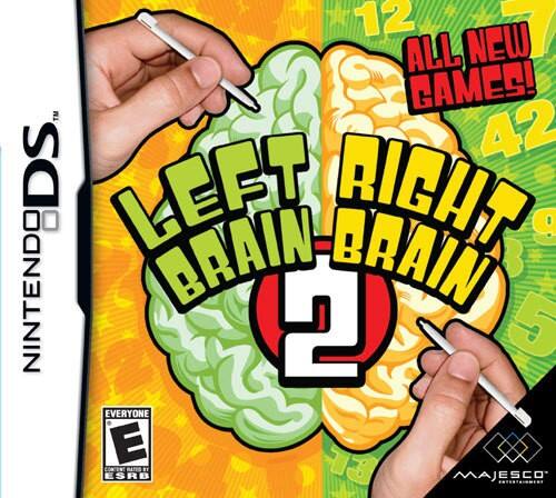 Front Standard. Left Brain Right Brain 2 - Nintendo DS.