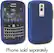 Front Standard. BlackBerry - Rubber Skin for BlackBerry 9000 Bold Mobile Phones - Blue.