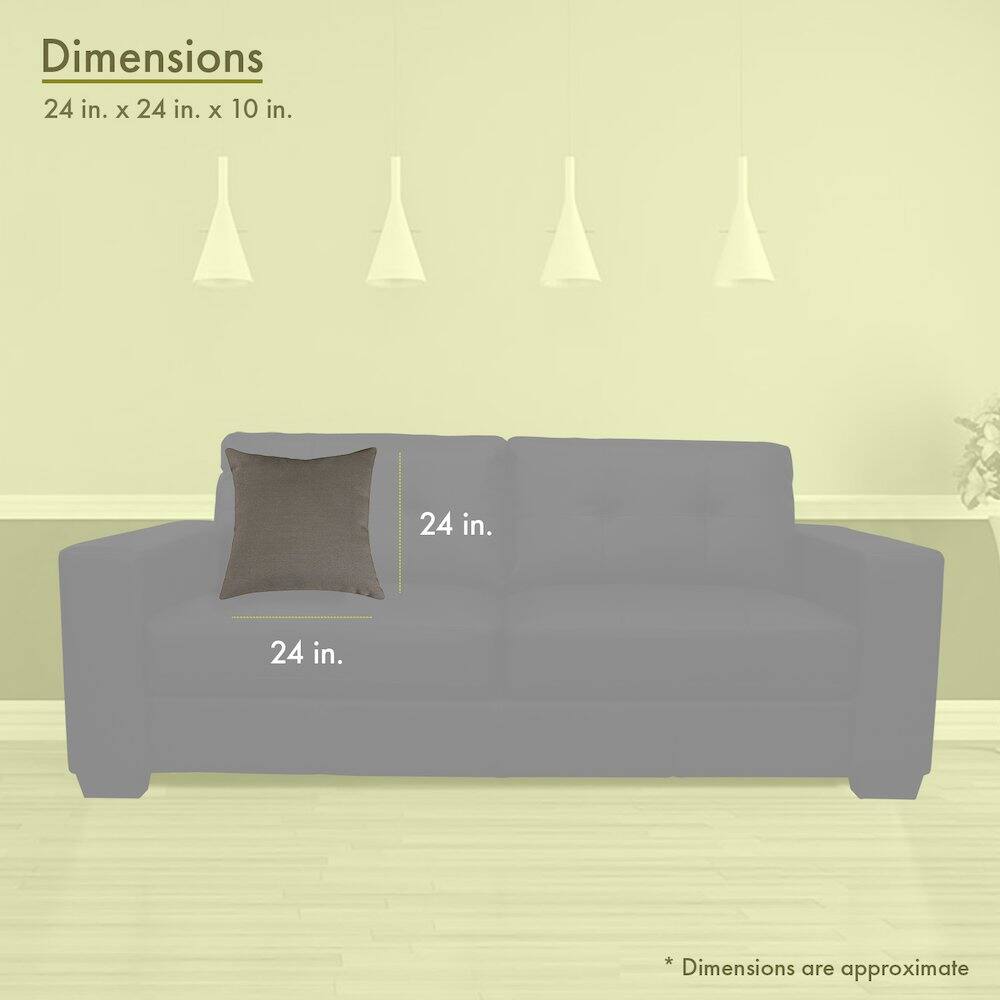 Dimensions  
24 in. x 24 in. x 10 in.  

24 in.  
24 in.  

* Dimensions are approximate