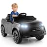 Costway - 12V Kids Ride On Car Licensed Land Rover Electric Vehicle w/ Remote Control - Black