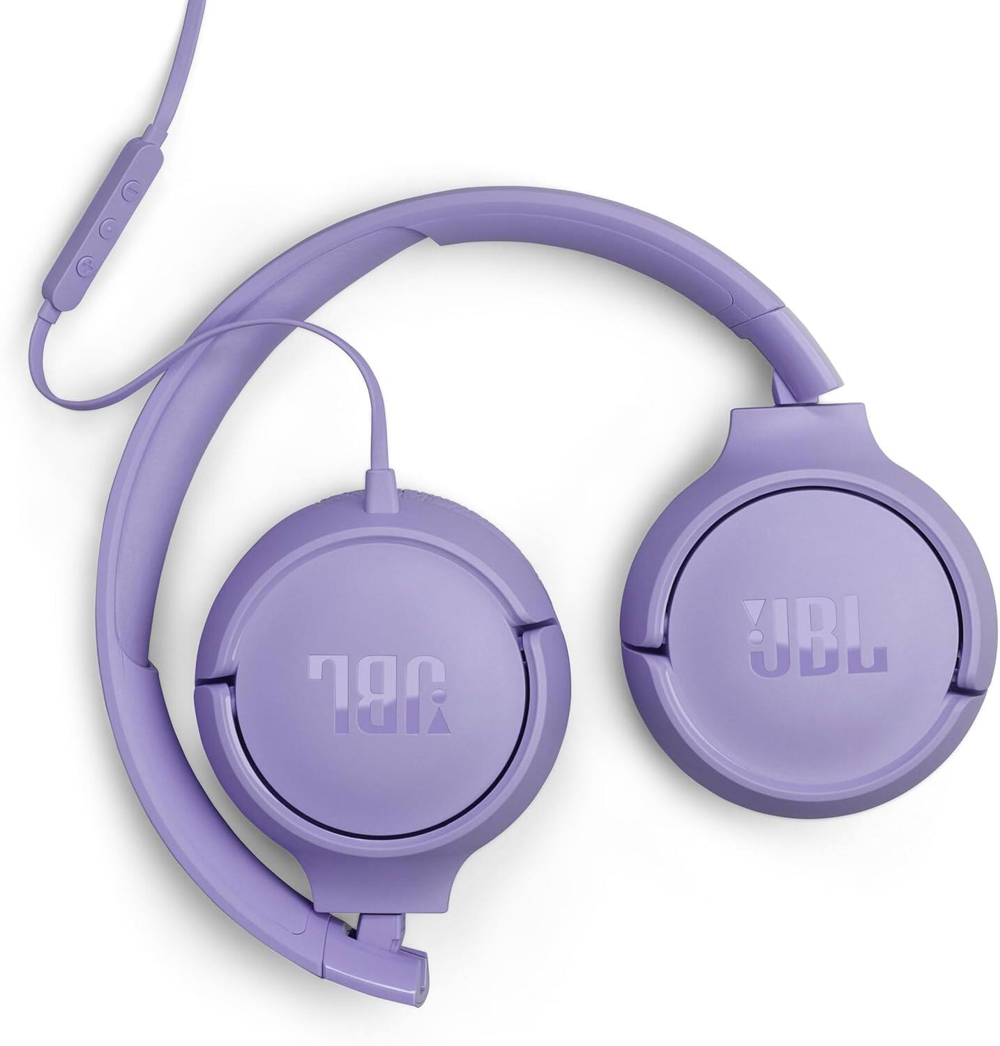 Alt View 1. JBL - JBL Tune 520C USB-C Wired On-Ear Headphones - Purple - Purple.