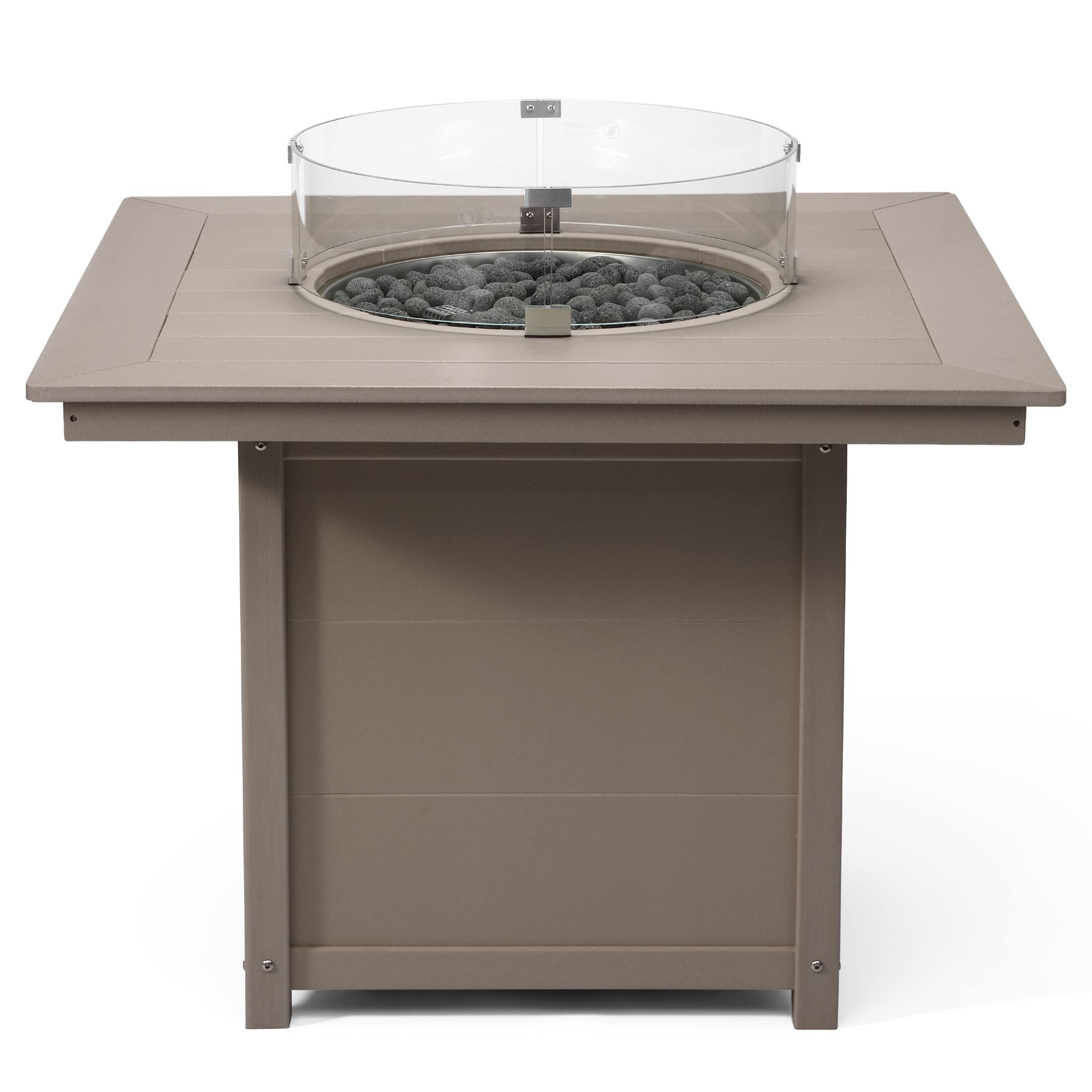 Back. WestinTrends - WestinTrends Helios Modern Outdoor Patio Propane 42" Square Fire Pit Table.