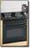 Angle Standard. GE - 30" Drop-In Self-Cleaning Electric Range - Black.