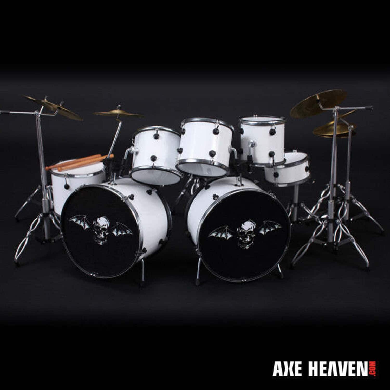 Axe Heaven - Jimmy The Rev Sullivan Mini Drum Kit Replica JR-DRUM-1 - Collectibles - Multicolor
