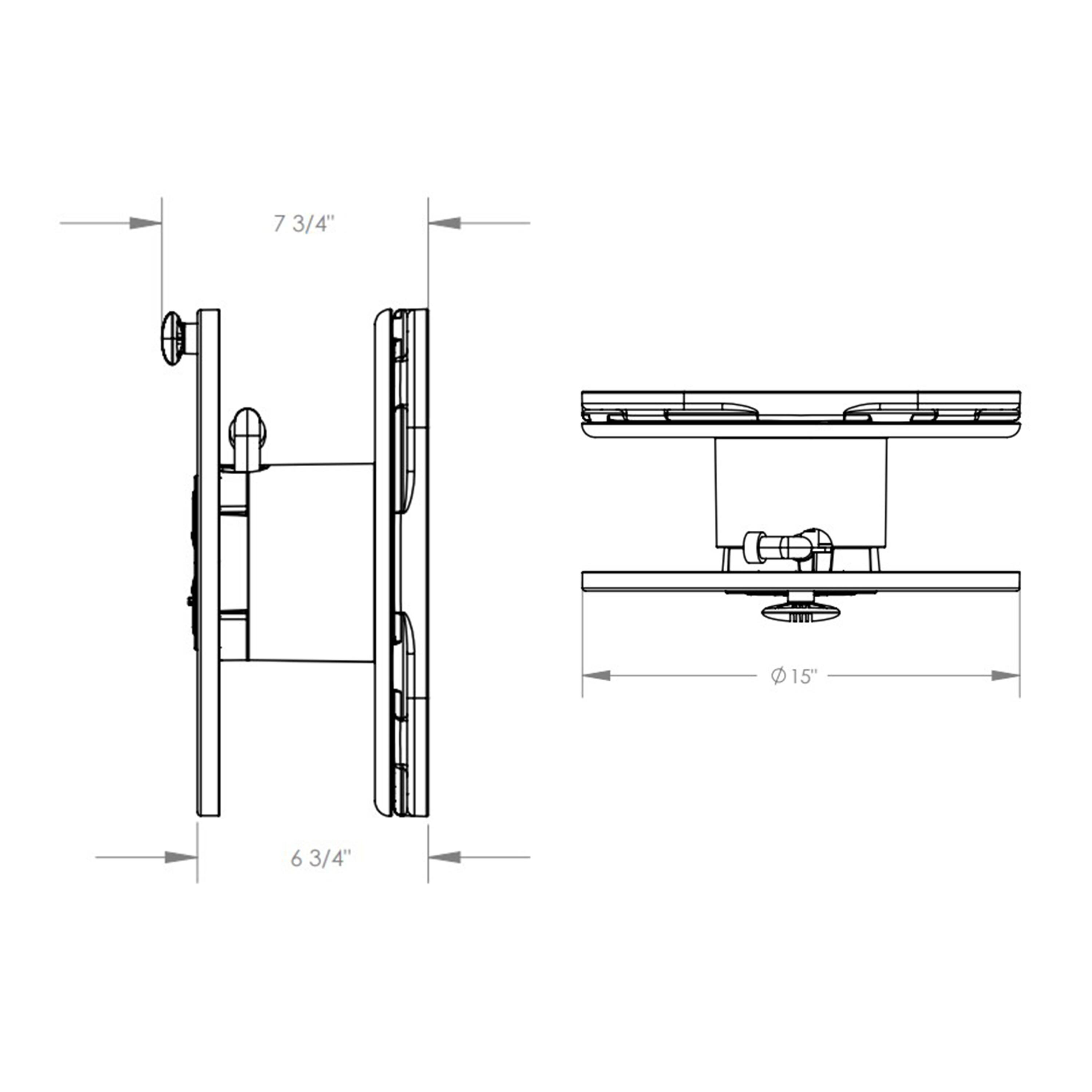 7 3/4"  
15"  
6 3/4"