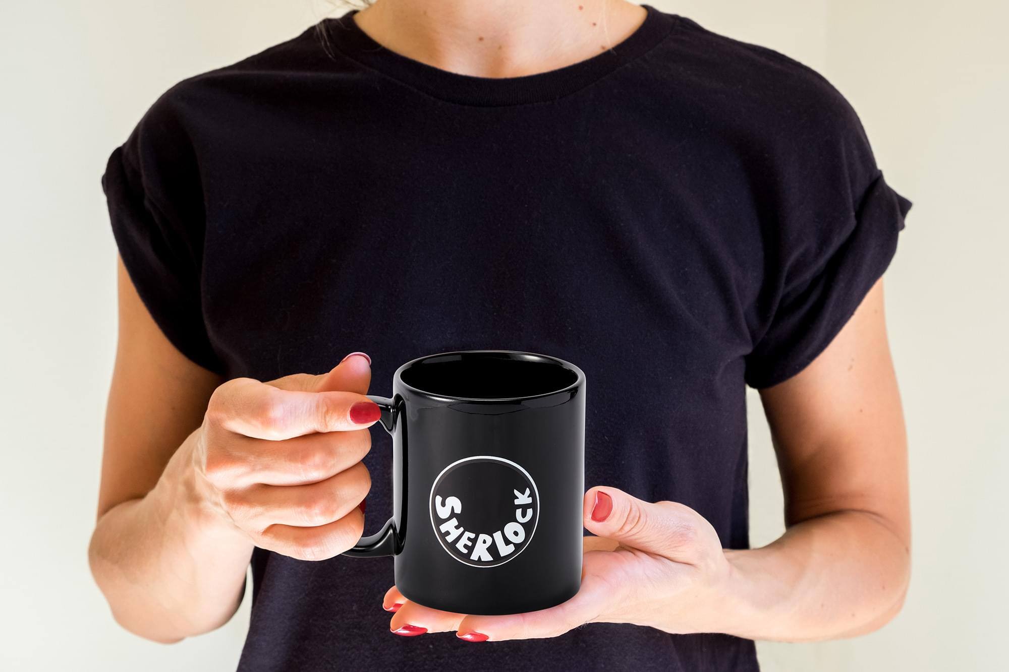 Alt View 3. Seven20 - Sherlock Holmes I Heart Sherlock 12-oz Heat- Reveal Mug - Black.