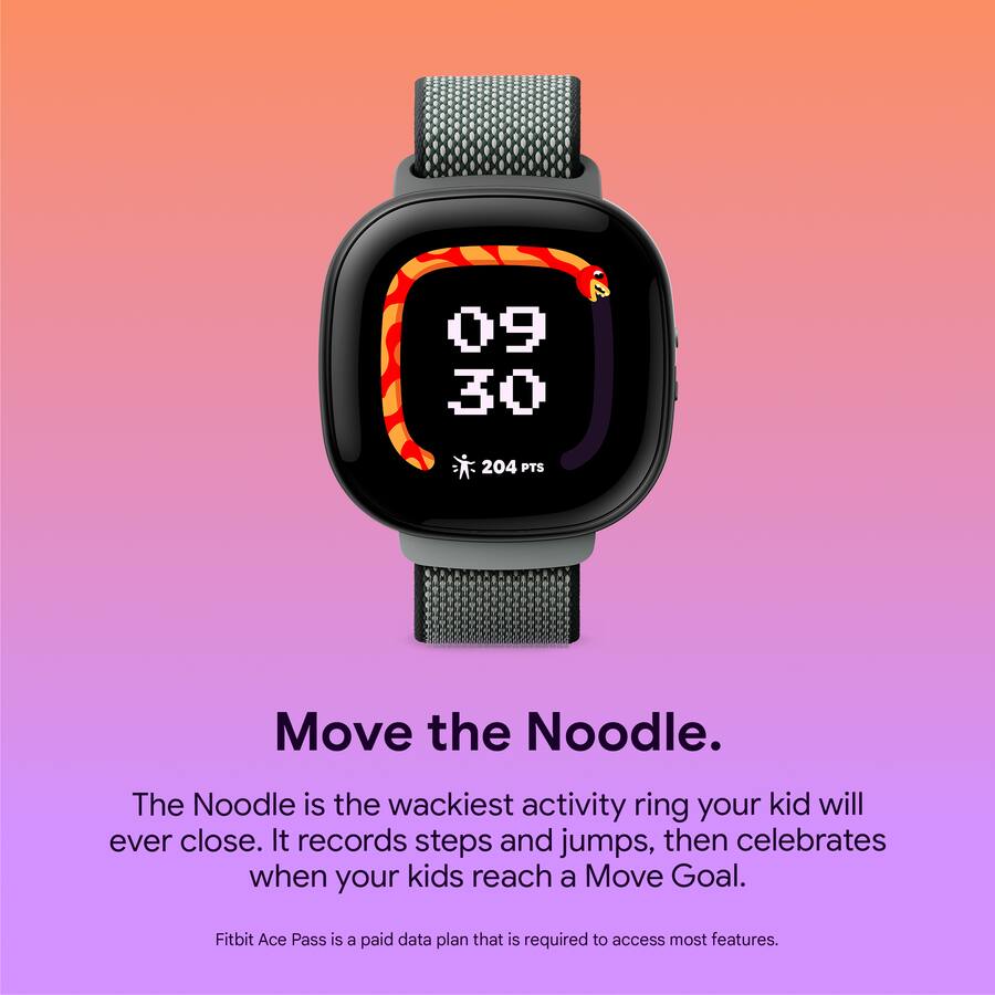 Fitbit Ace LTE Kids Smartwatch with In App Calling Messaging GPS Spicy GA05577 NA Best Buy