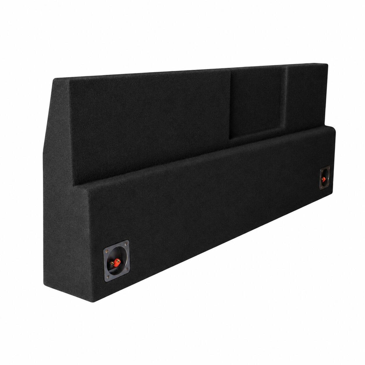 Alt View 5. SoundBox - SoundBox LCE-T004/10F, Toyota Tacoma Double Cab Dual 10 Subwoofer Enclosure, 2005-2023.