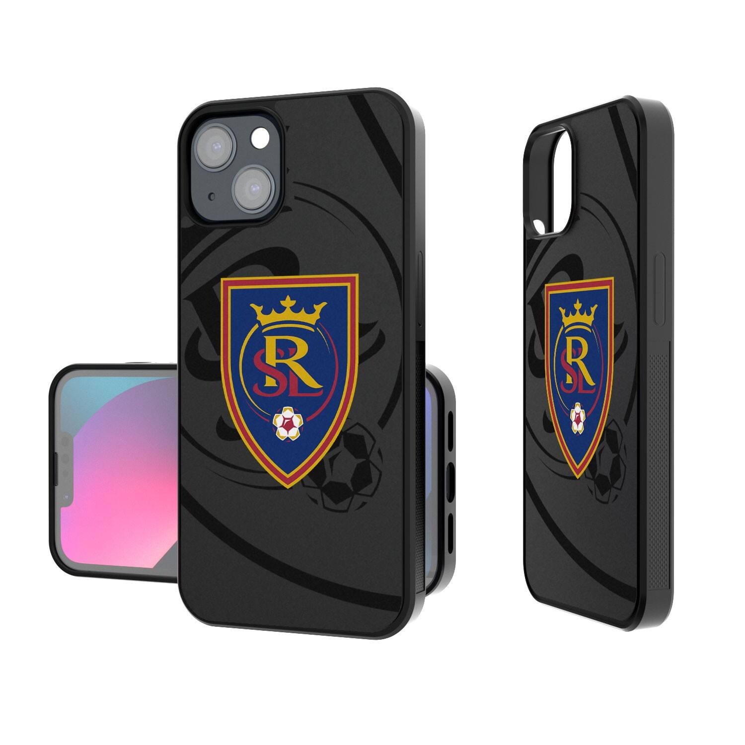 Alt View 2. Keyscaper - Real Salt Lake iPhone Mono Tilt Bump Case - 15 Pro - Multicolor.