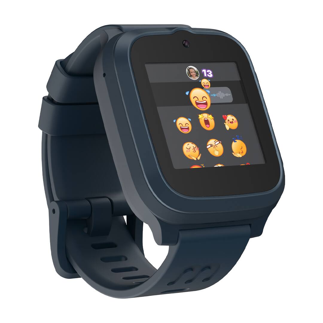 Angle. myFirst - myFirst Fone S3+ Kids Smartwatch Phone, GPS Tracking, Video & Voice Call (North America Version) - Space Blue.