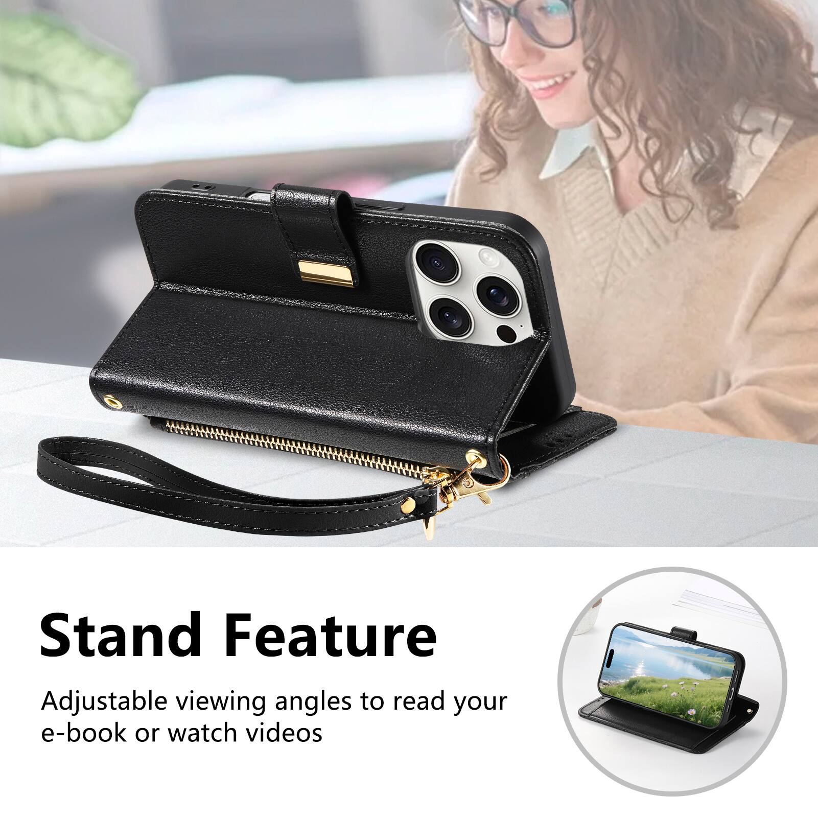 Stand Feature

Adjustable viewing angles to read your e-book or watch videos