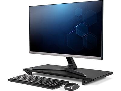 Alt View 5. Allsop - Lo Riser Adjustable Stands, Up to 32" Monitor, Black - Black.