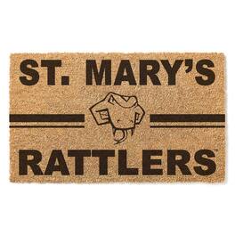 Jardine - St. Mary's University Rattlers 18" x 30" Team Logo Doormat - Brown