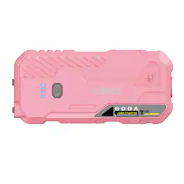 CAROSS - T36 Portable Car Jump Starter 800 Amp Peak, Smart Jumper Clamps, LED Light, QC Fast Charger