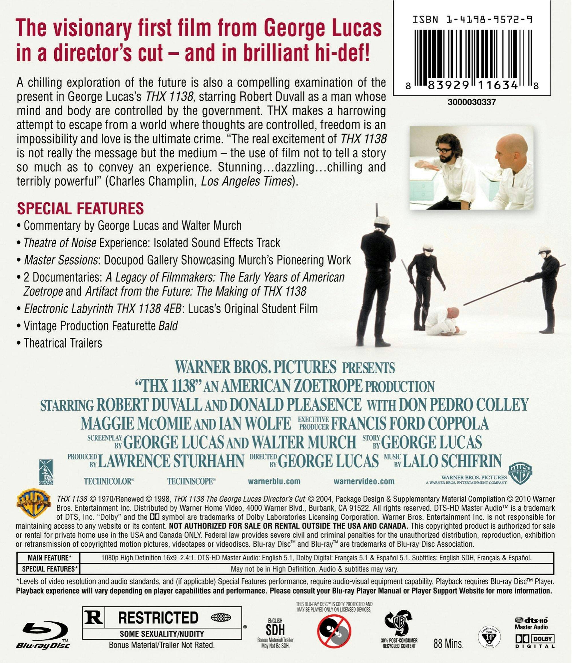 Angle. THX 1138 [Blu-ray].