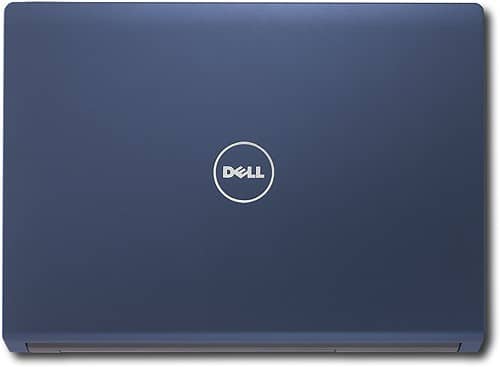 Front Standard. Dell - Studio Laptop with Intel® Core™2 Duo Processor - Midnight Blue.