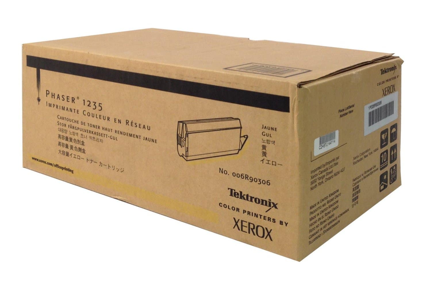 Xerox - Tektronix Yellow Toner Cartridge for Phaser 1235- High Capacity