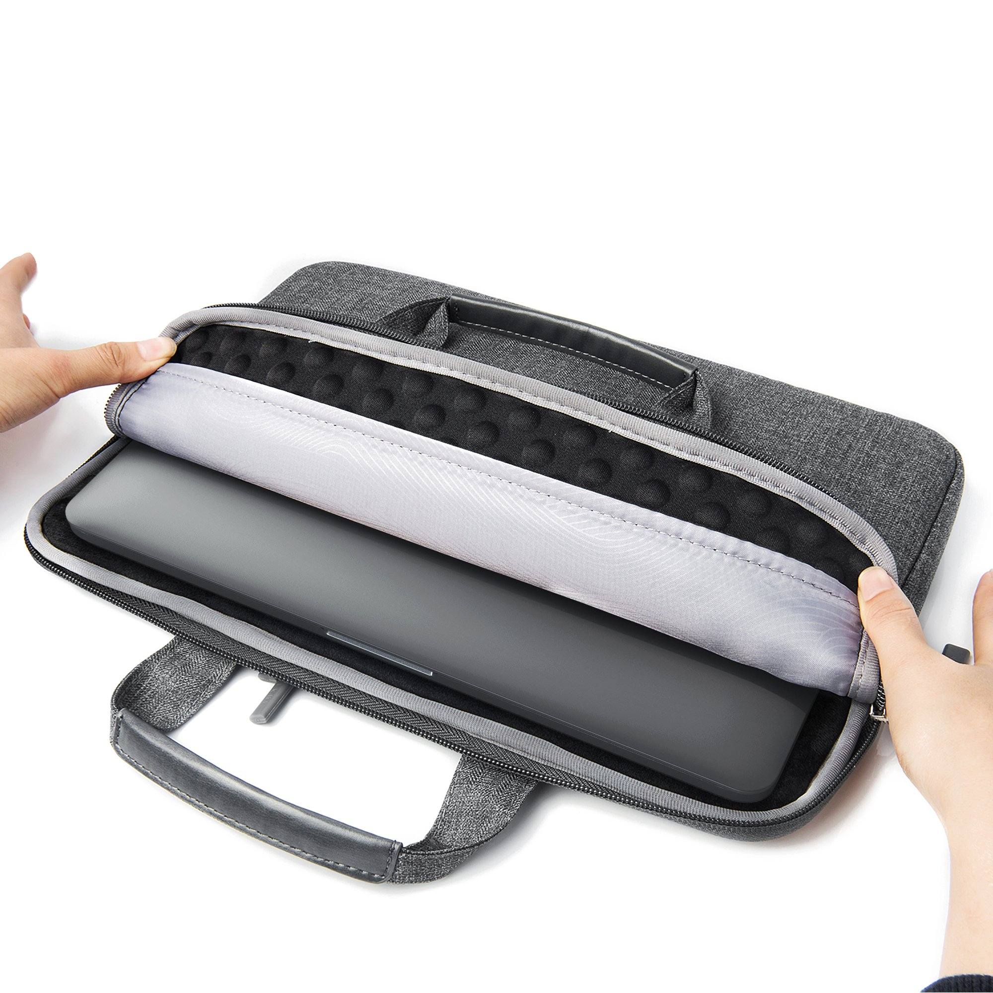 Alt View 6. Satechi - Water-Resistant Laptop Carrying Case with Pockets - 13-inch for MacBook Pro/Air M5/M4/M3/M2/M1 - Gray.