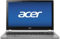 Front Standard. Acer - Aspire 15.6" Touch-Screen Laptop - 8GB Memory - 500GB Hard Drive - Silver.