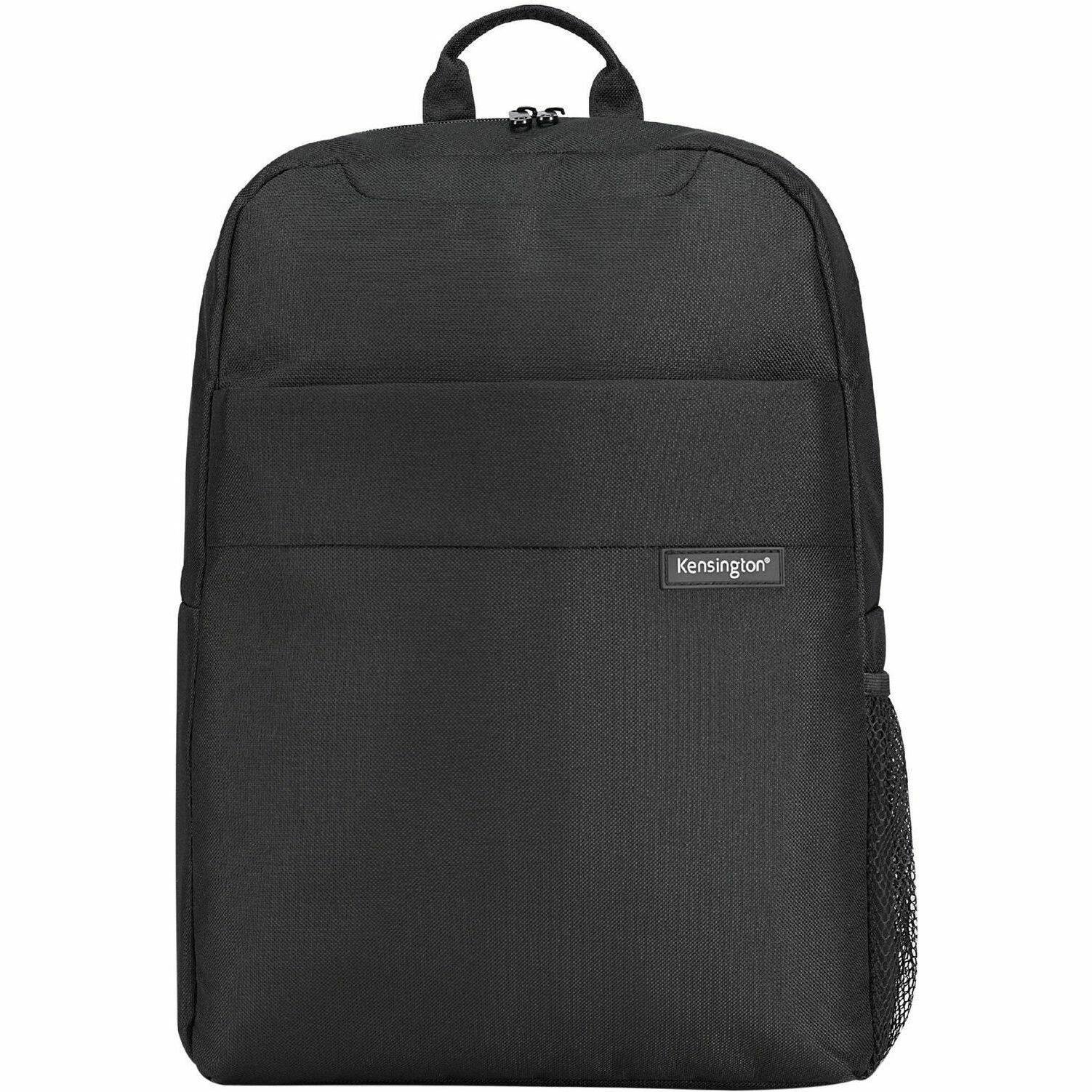 Alt View 1. Kensington - Kensington Simply Portable Lite Carrying Case (Backpack) for 16" Notebook - Black - Water Resistant - Polyester Exterior - Black.
