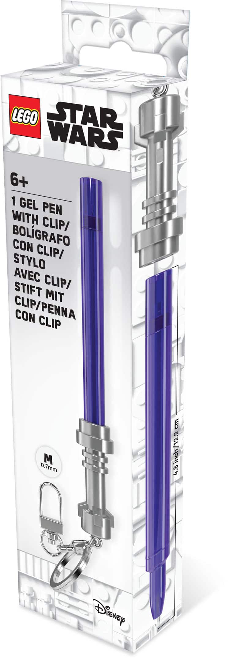 Santoki - LEGO Star Wars Lightsaber Gel Pen  With Clip And Key Ring- Purple price history on PriceWatchPro