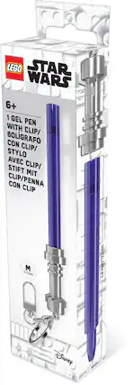 LEGO STAR WARS 6+ 1 GEL PEN WITH CLIP/ BOLIGRAFO CON CLIP/ STYLO AVEC CLIP/ STIFT MIT CLIP/ PENNA CON CLIP M 0.7mm 0.7 cm inch/12.2 4.8 I Disney